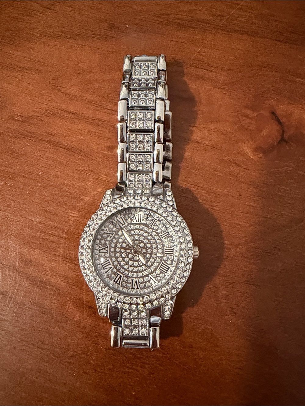 2 Silver Crystal Accent Women's Watch - Classic Sparkle - Picture 2 of 5